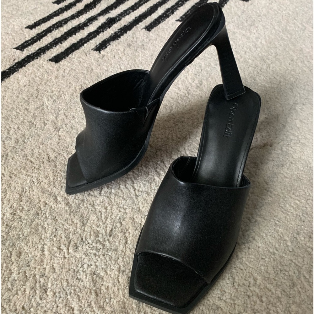 Black Nordstrom, Open Edit Sandal Size 8, Brand New
